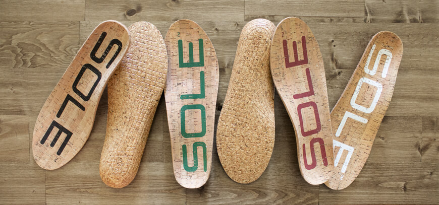 Kids Natural Cork Shoe Boot Insole 