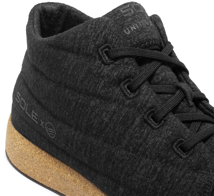 merino wool shoes with recycled pet laces