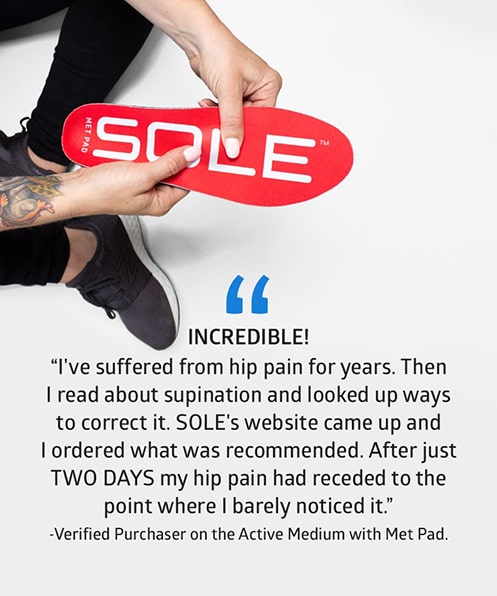 supination insole testimonial