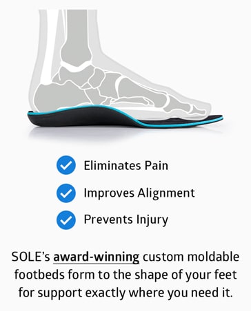 sole footbeds are award winning custom moldable insoles
