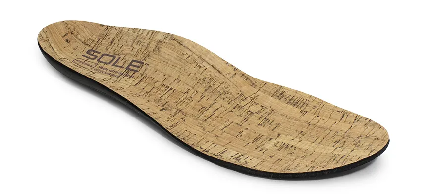 the jasper chukkas supportive insole has a cork topsheet