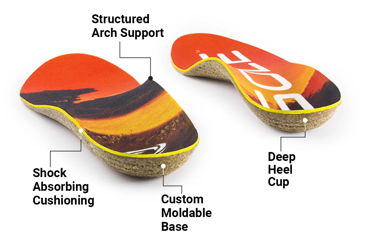 sole insoles for running with arch support and a deep heel cup
