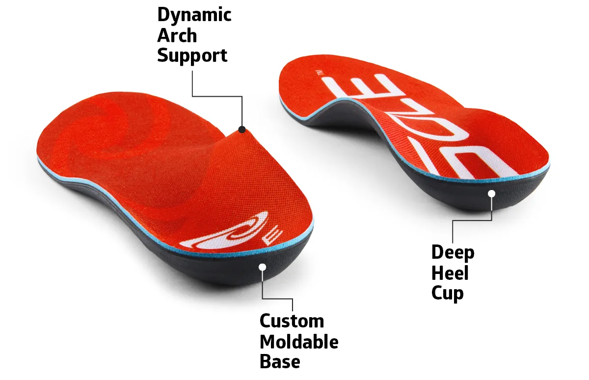 sole custom moldable arch support insoles for achilles tendonitis
