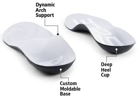 custom cycling insoles with arch support