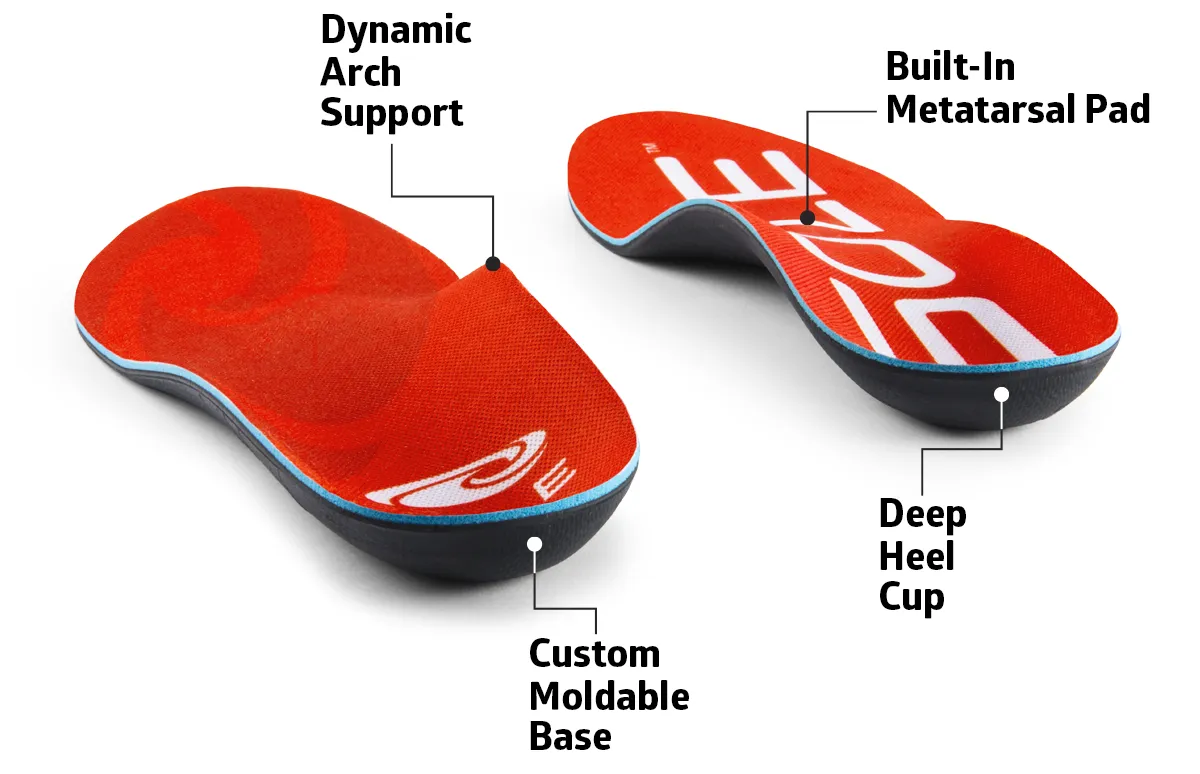 the sole signature supportive shape orthotics with built-in metatarsal pads