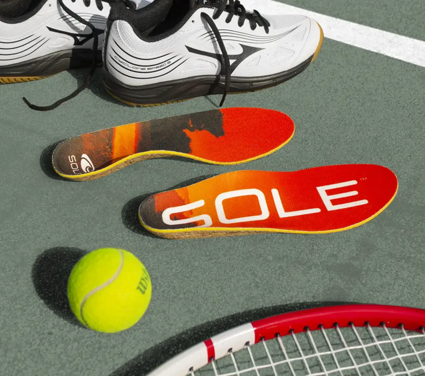 sole supportive insoles for tennis
