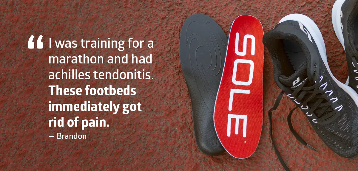 sole insoles for achilles tendonitis review