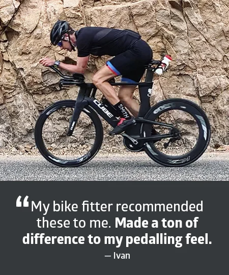 sole footbeds for cycling insoles testimonial