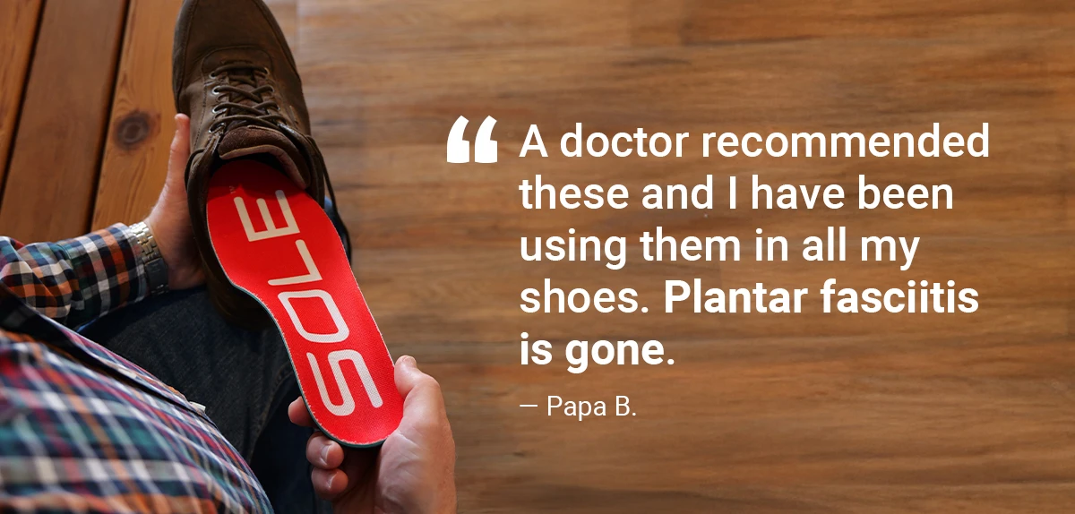 sole footbeds plantar fasciitis review