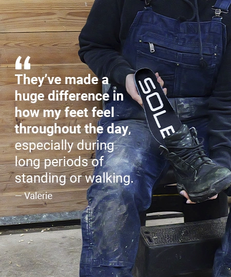 review sole active thick insoles for standing all day