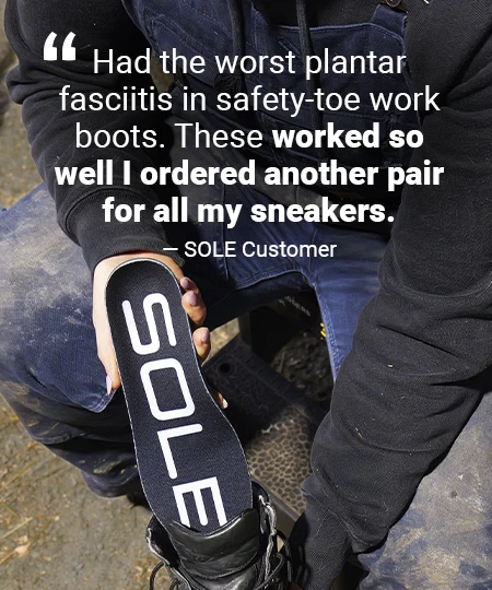review of sole insoles for work boots