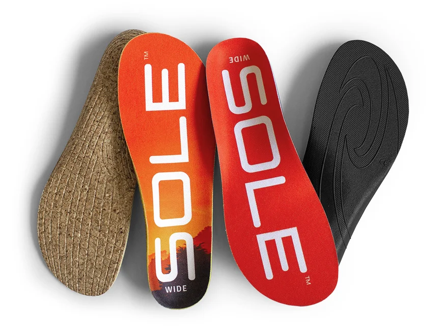 sole wide insoles for altras come in two material types