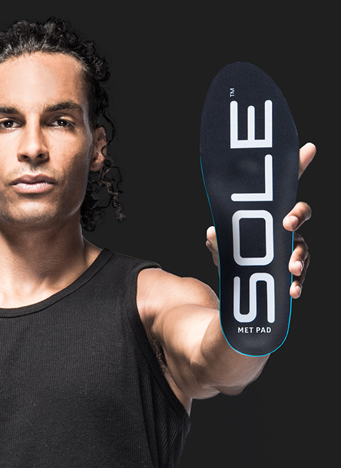 Sole active thin on sale with met pad