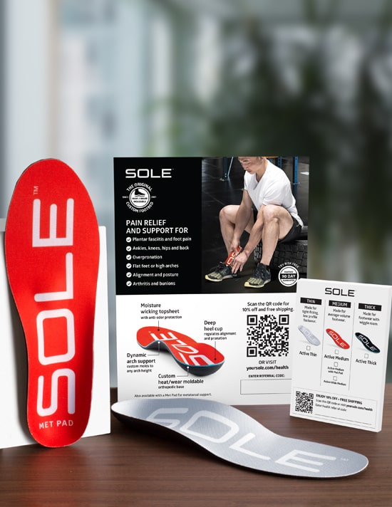 Sole active thin hot sale with met pad