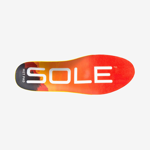SOLE Active Thin Low Volume Footbed Insoles with Met Pad for Men and Women 