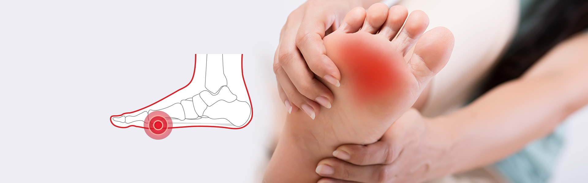 3/4 Length Feet Pain Relief Metatarsal Cushion Heel Shock Absorption Insoles